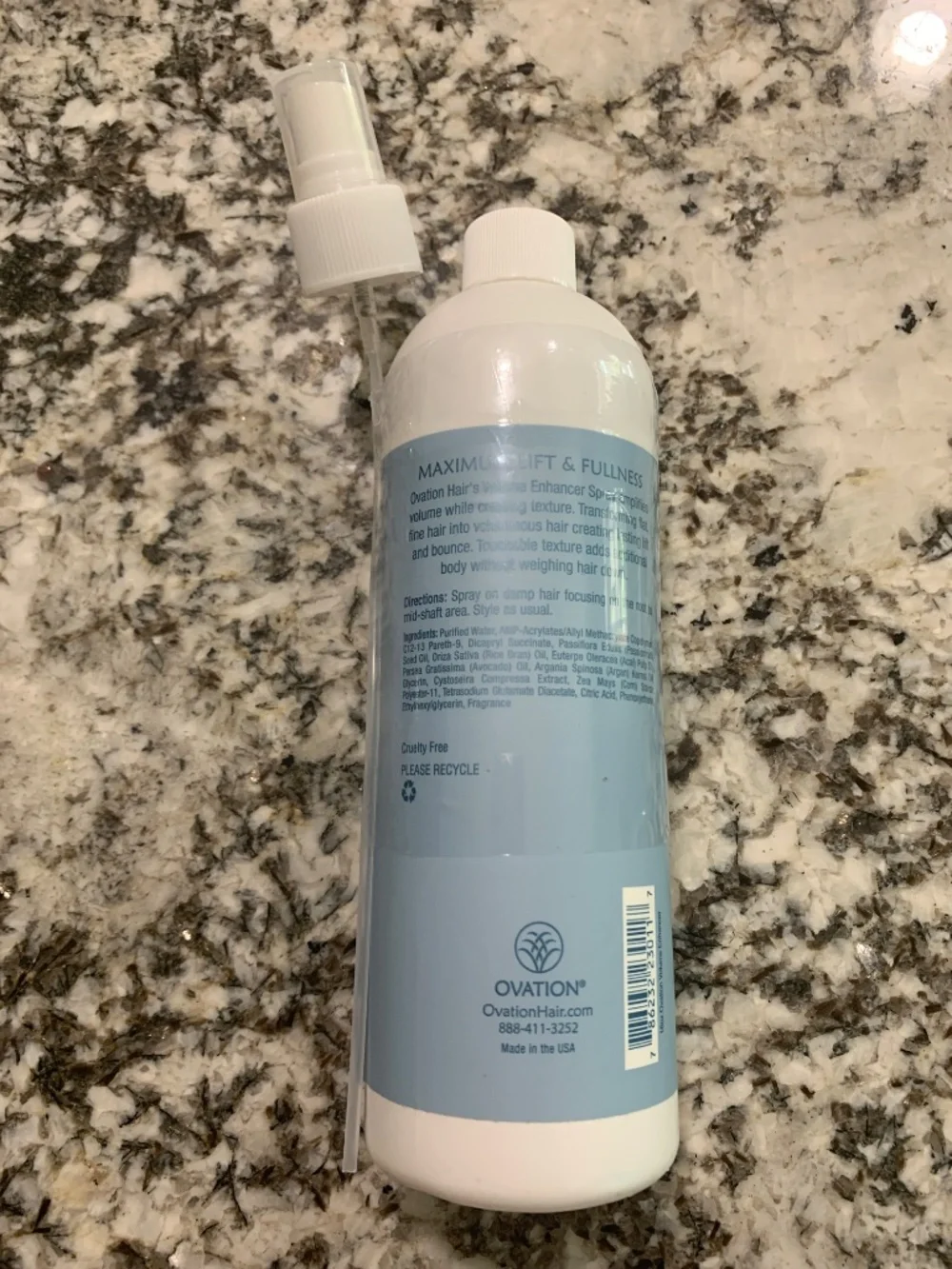 NEW Ovation Volume Enhancer Styling Spray 16 oz